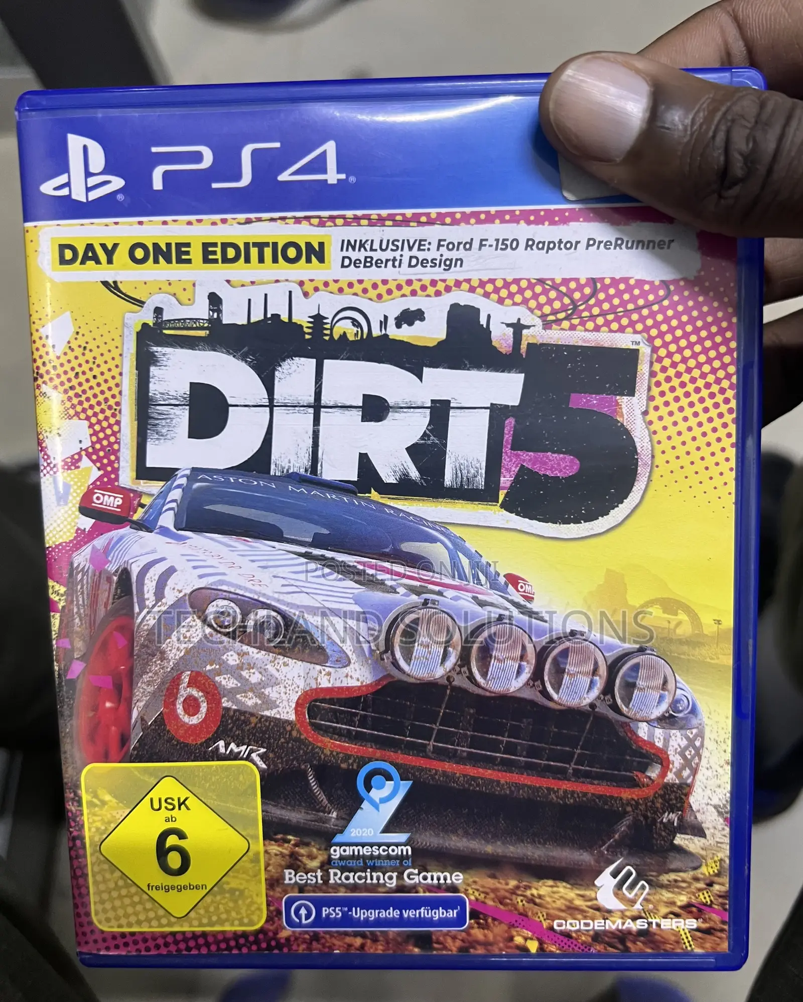 Well Used DIRT 5 PS4 Game