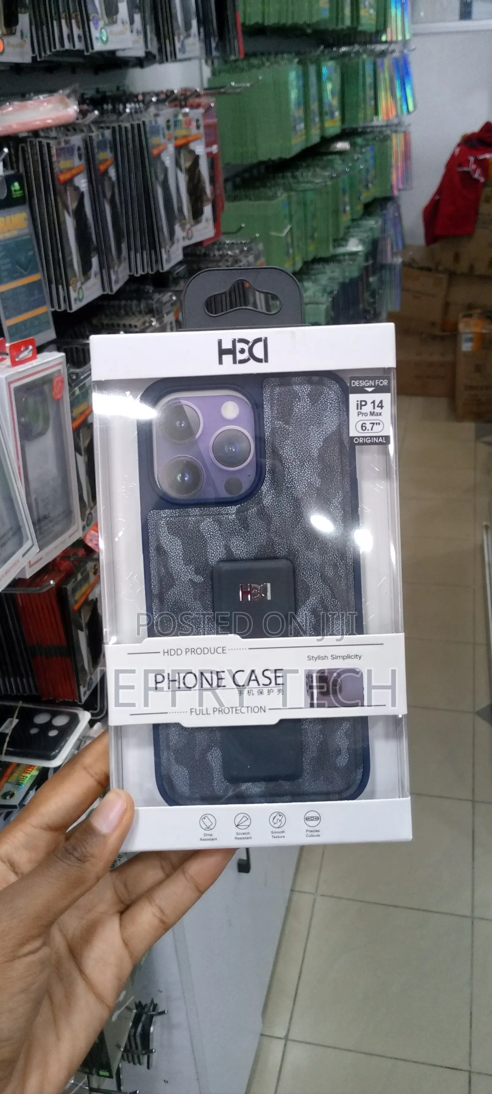 iPhone 14 Pro Max Adjustable Wristband Strap Case-Multicolor