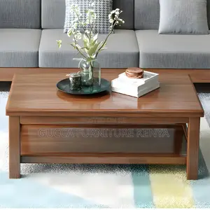 Coffee Tables:4-Legged Mahogany Wood 120cm Coffee Table