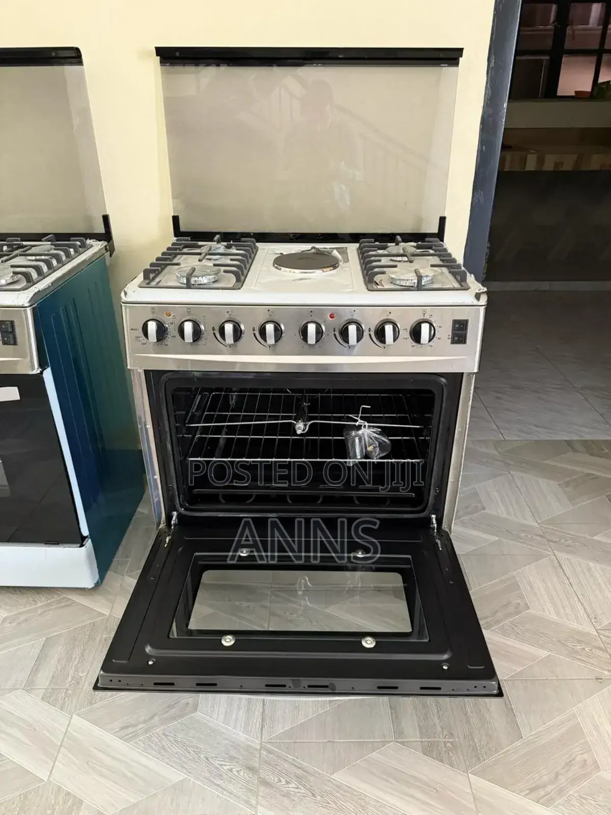 60*90 Sarahtech 4+1 With Electric Oven Standing Cooker