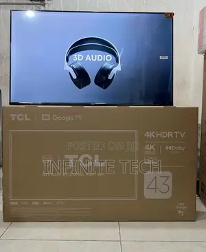 Tcl 43v6c 43 Inch Smart 4k Hdr Google Tv