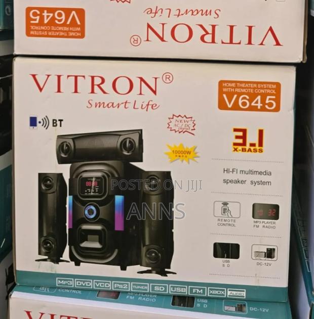 Vitron v-635 3.1ch 10000W Hi-Fi Sub-Woofer Fm/Bt/Sd/Usb