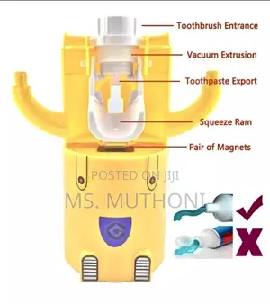 Kids BPA Free Minions Toothpaste Dispenser*
