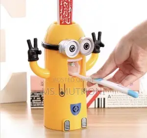 Kids BPA Free Minions Toothpaste Dispenser*
