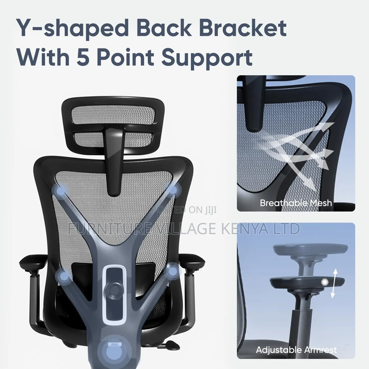 Office Seats; High-Back Ergonomic Mesh Back Office Chair