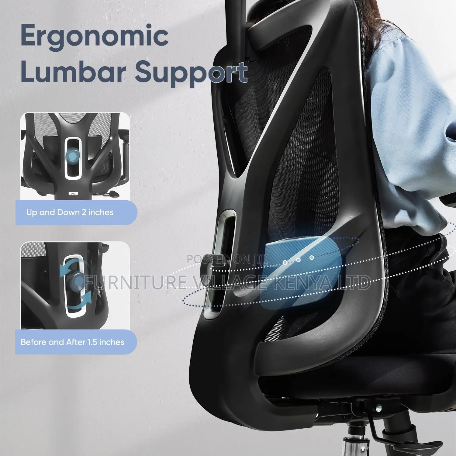 Office Seats; High-Back Ergonomic Mesh Back Office Chair