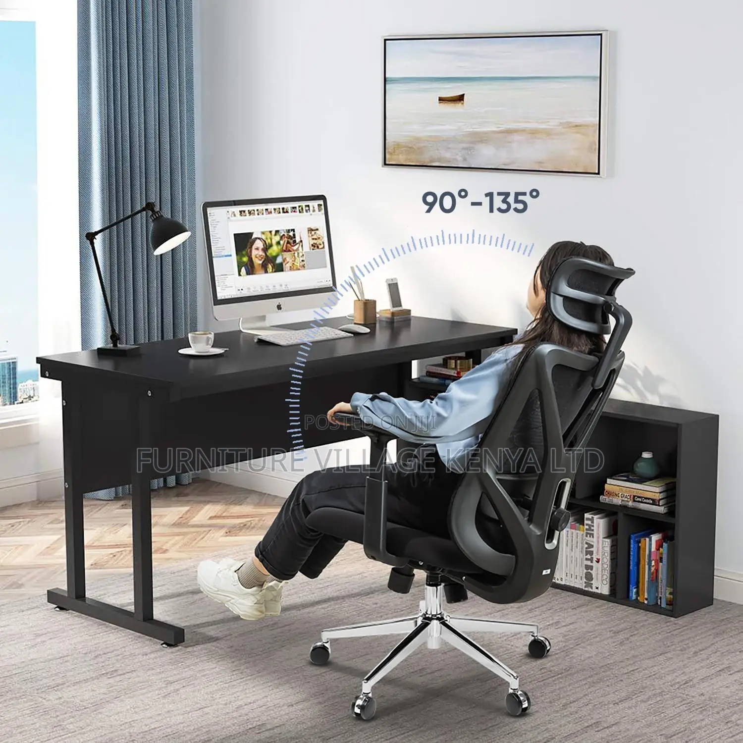 Office Seats; High-Back Ergonomic Mesh Back Office Chair