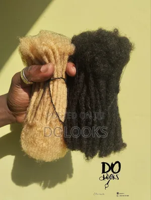 Curly Ends Human Hair Dreadlocks// Dolooks 8-10 Inch Natural