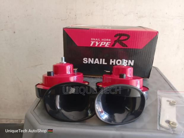 2PCS 12V Universal Snail Horn