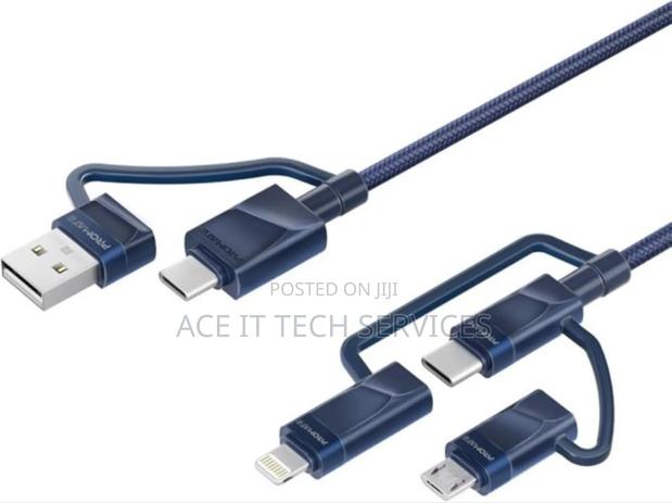 Promate Pentapower 60w 6-in-1 Cable Multi-Connector Design- - main view