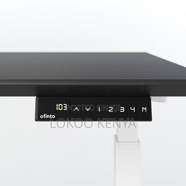 Office Desk : Standing Desk Wooden Table Height Adjustable - thumbnail 3