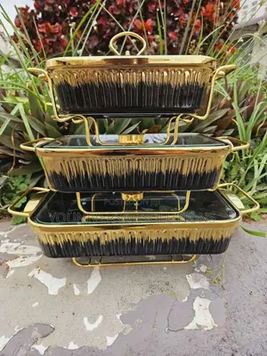 *Set of 3 Ceramic Chaffing Dishes