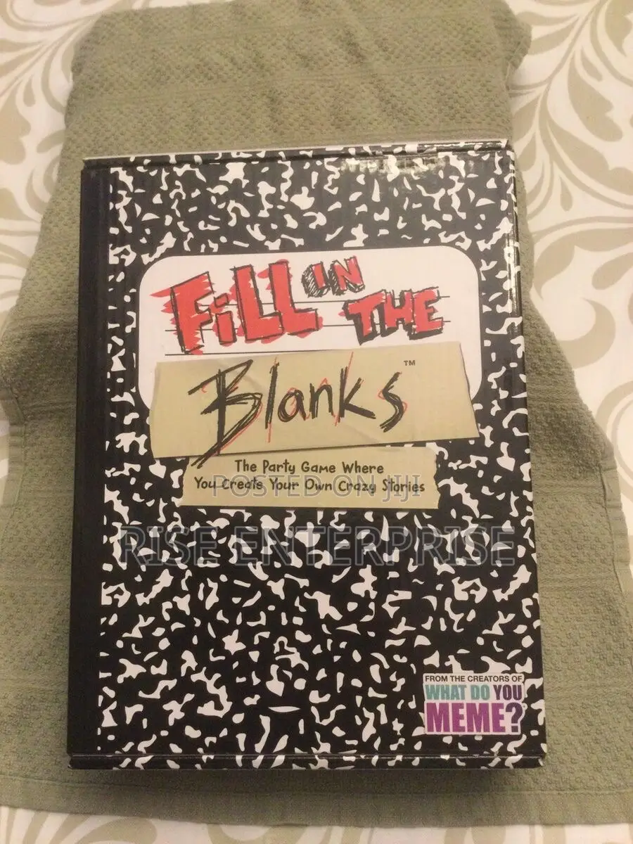 Fill in the Blanks Card Game