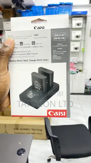 Caisi. En-El 14A Dual Batteries/Charger