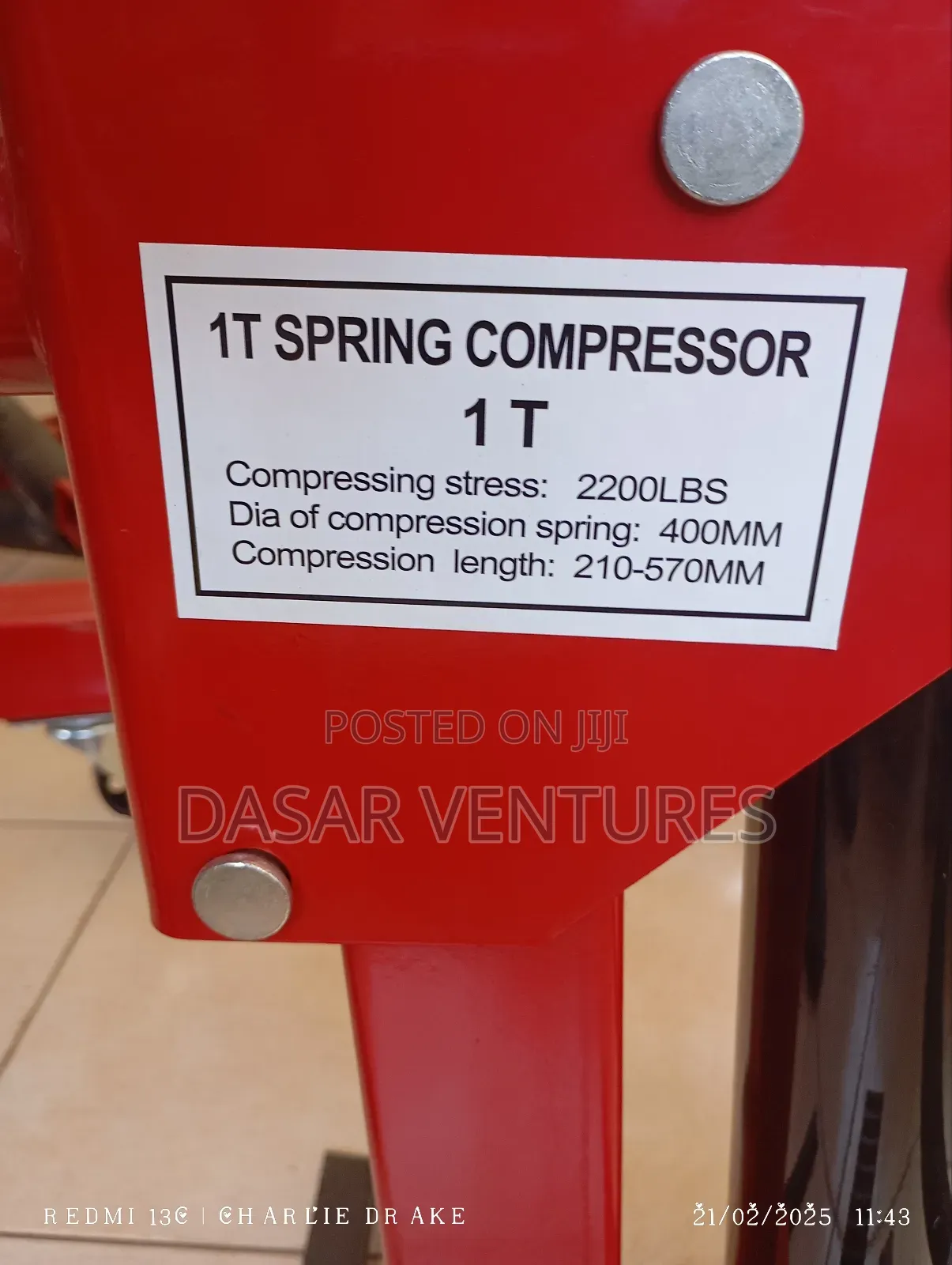 Spring Compressor 1tonne