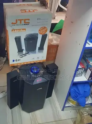 Black 2.1CH JTC J-801 Pro X-Bass Home Theater System