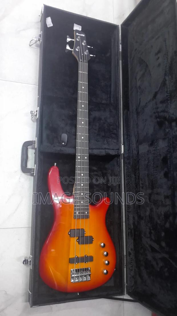 Bass Guitar Case With 4 Strings Ibanez Bass Guitar