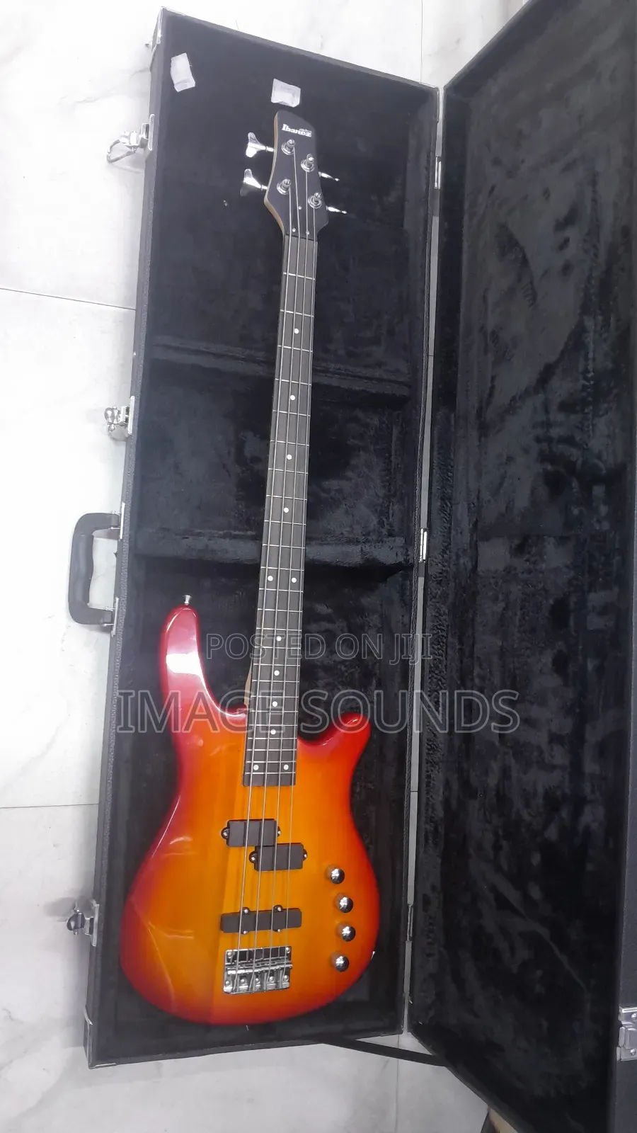 Bass Guitar Case With 4 Strings Ibanez Bass Guitar