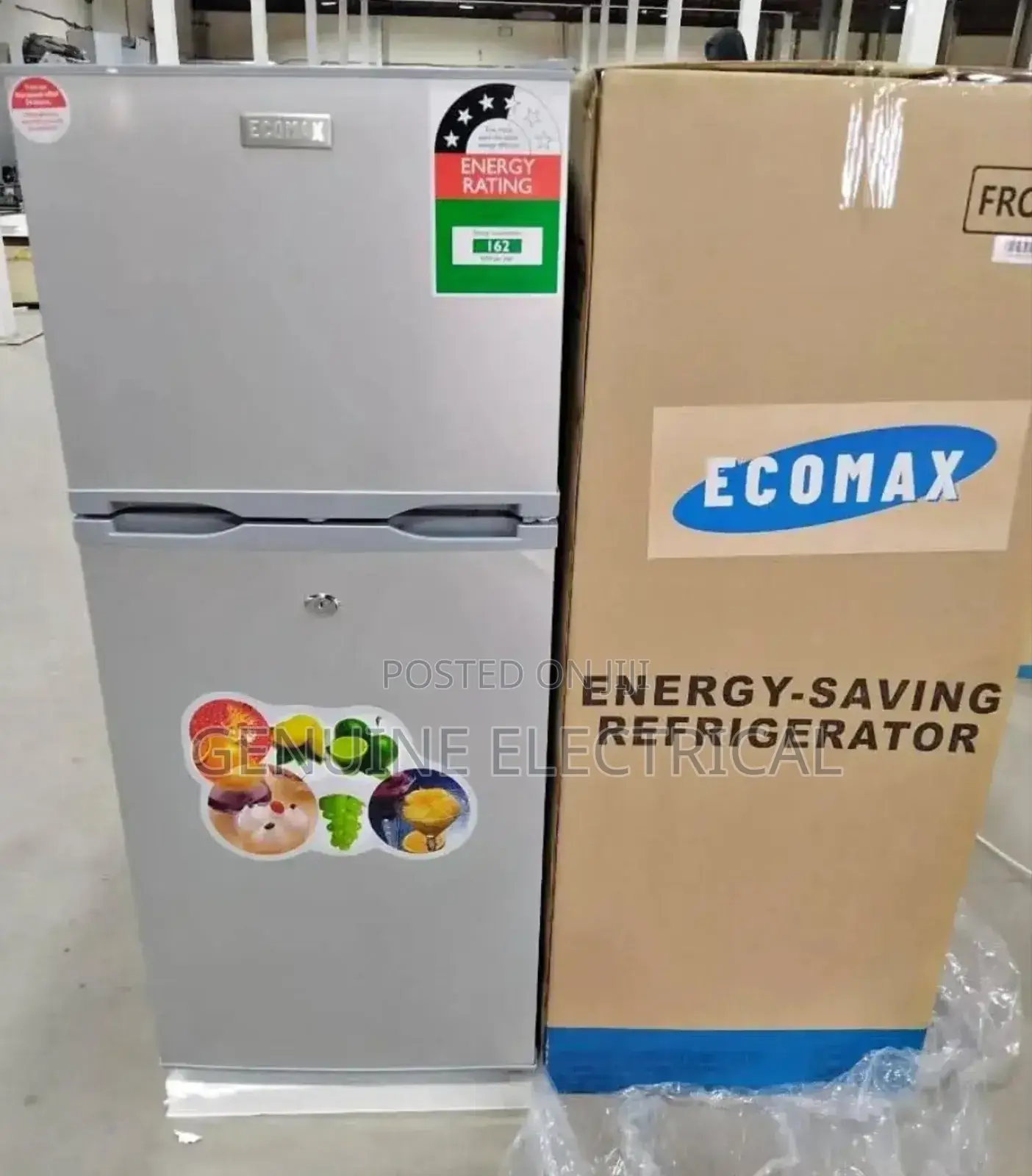 Ecomax Double Refrigerator 118litres