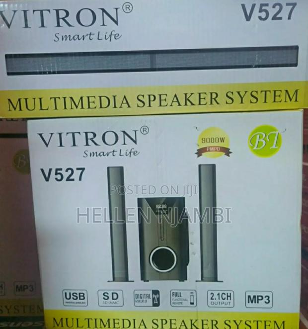 Vitron 527 Multimedia System FM,USB,BT 9000watts-Black .
