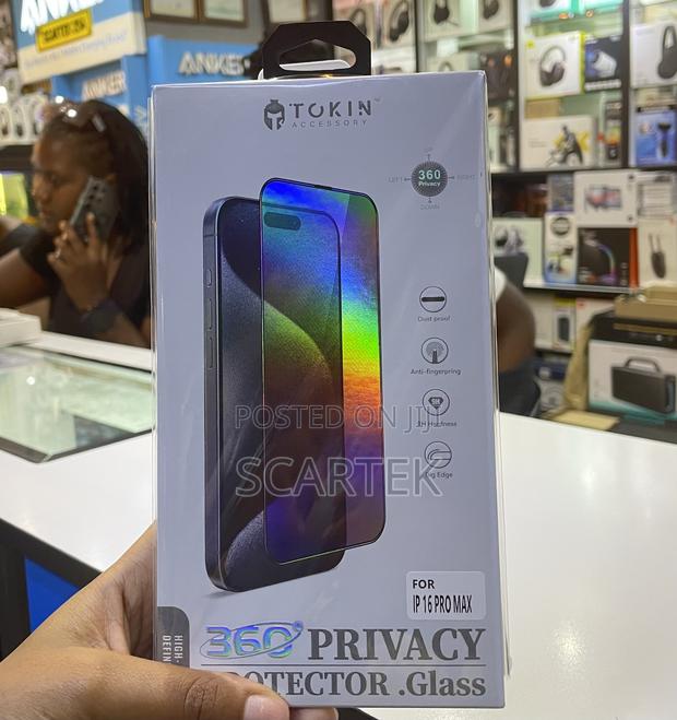 Tokin iPhone 16 Pro Max Privacy Screen Protector - thumbnail 2