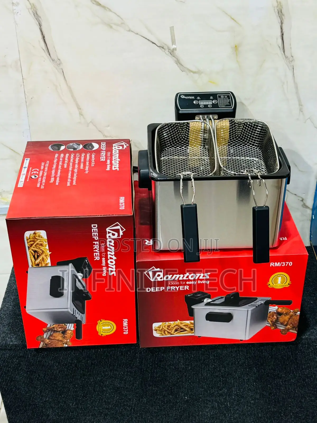 Ramtons Deep Fryer Stainless Steel RM/370