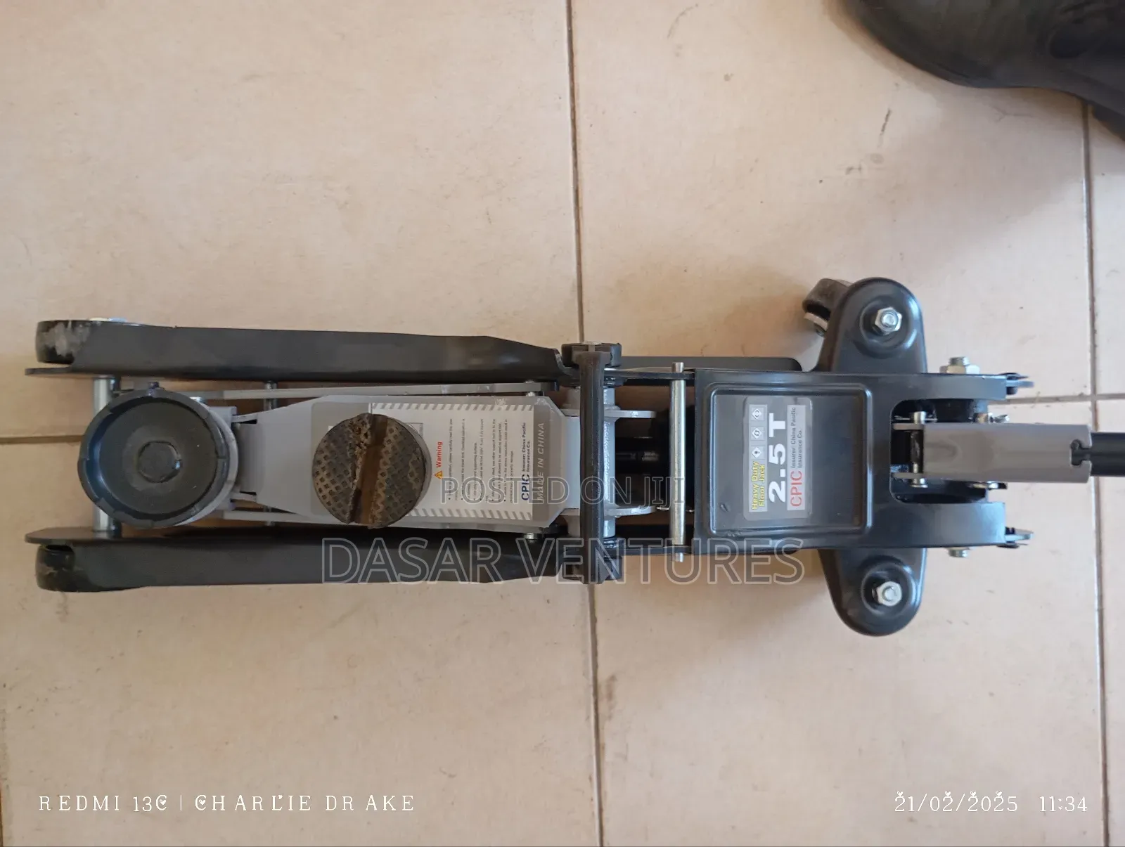 Hydraulic Trolley Jack 2.5tonne