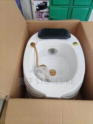 Classic White Gold Fibre Bath - main view