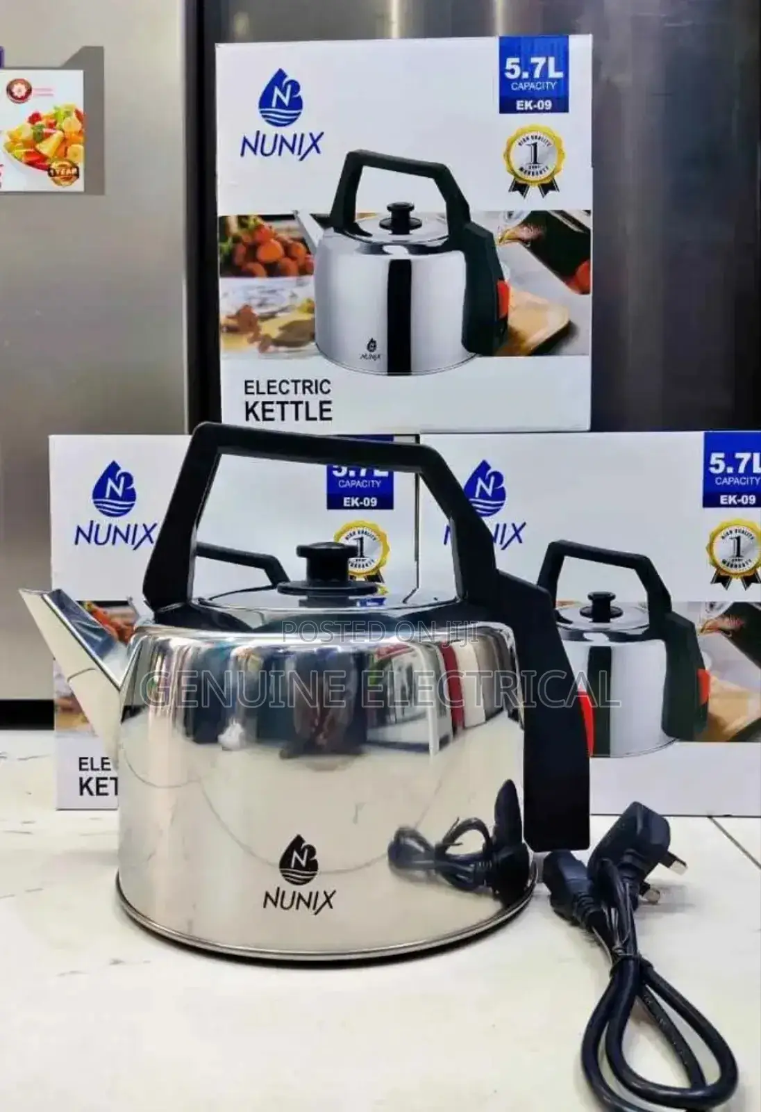 Sleek, Safe, and Fast: The Nunix 5.7L Electric Kettle