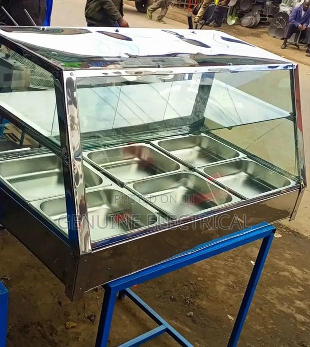 Food Warmer With Glass Display Ss