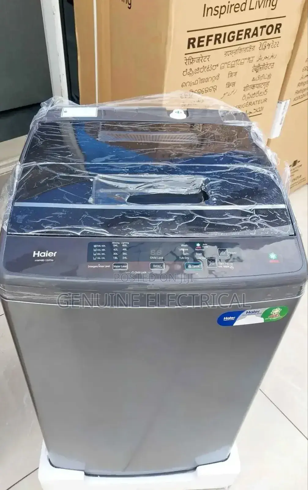 Top Loading - Haier 8kg Washing Machine, Hmw80-1269s6