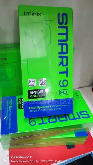 New Infinix Smart 9 64 GB Black