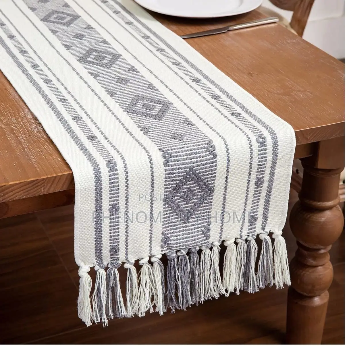 Grey High Quality Table Runner Available