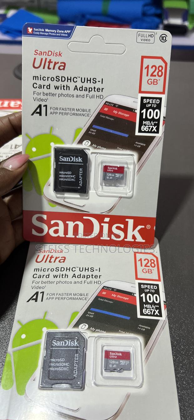128gb Microsdhc Card With Adapter. - thumbnail 3