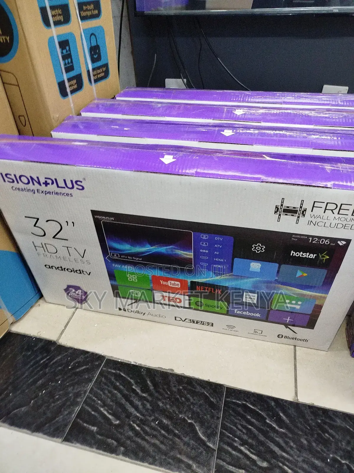 Vision 32" Smart Android Frameless Tv