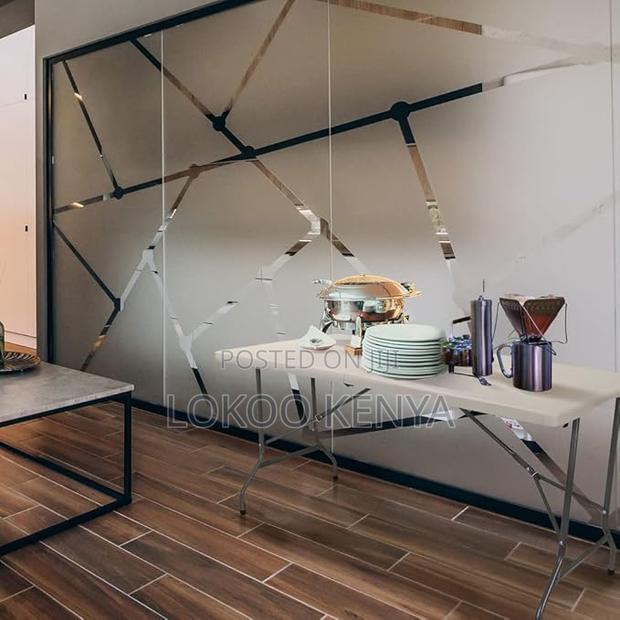 Office Table : Foldable Metallic Dining Office Table