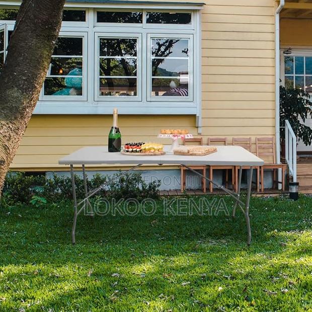 Office Table : Foldable Metallic Dining Office Table - thumbnail 3