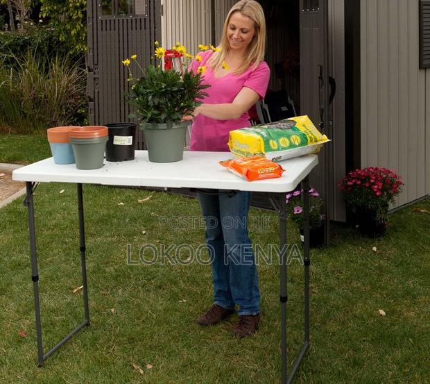 Office Table : Foldable Metallic Dining Office Table - thumbnail 5