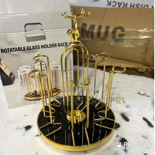 Rotatable Glass Holder Rack - main view