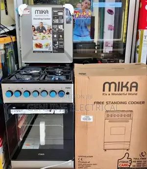 *Mika Standing Cooker 3G+1E, 60*60cm, Electric Oven,