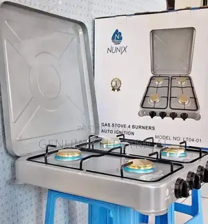 Nunix 4 Gas Burner Table Top Cooker(AUTO IGNITION)