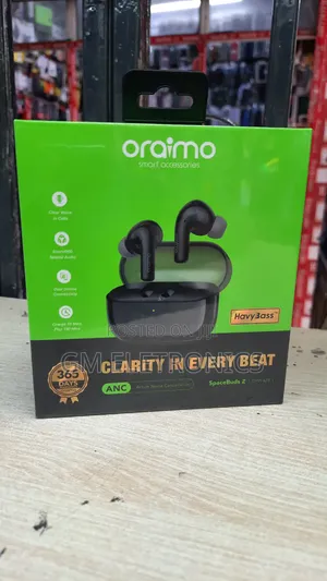 Oraimo Spacebuds Z ANC Heavy Bass Earbuds.