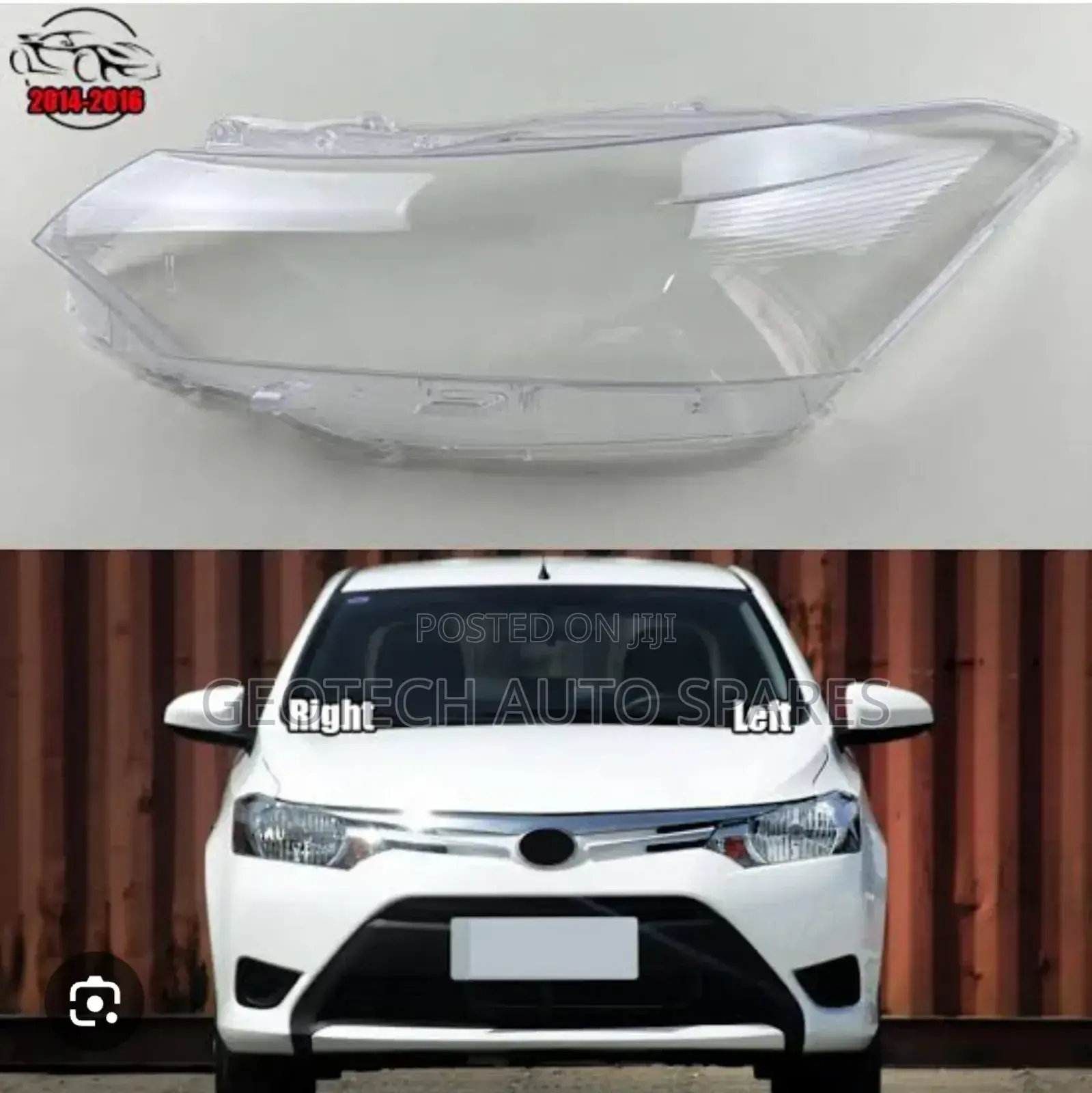 Toyota Vitz Jewella Headlight Lens Available