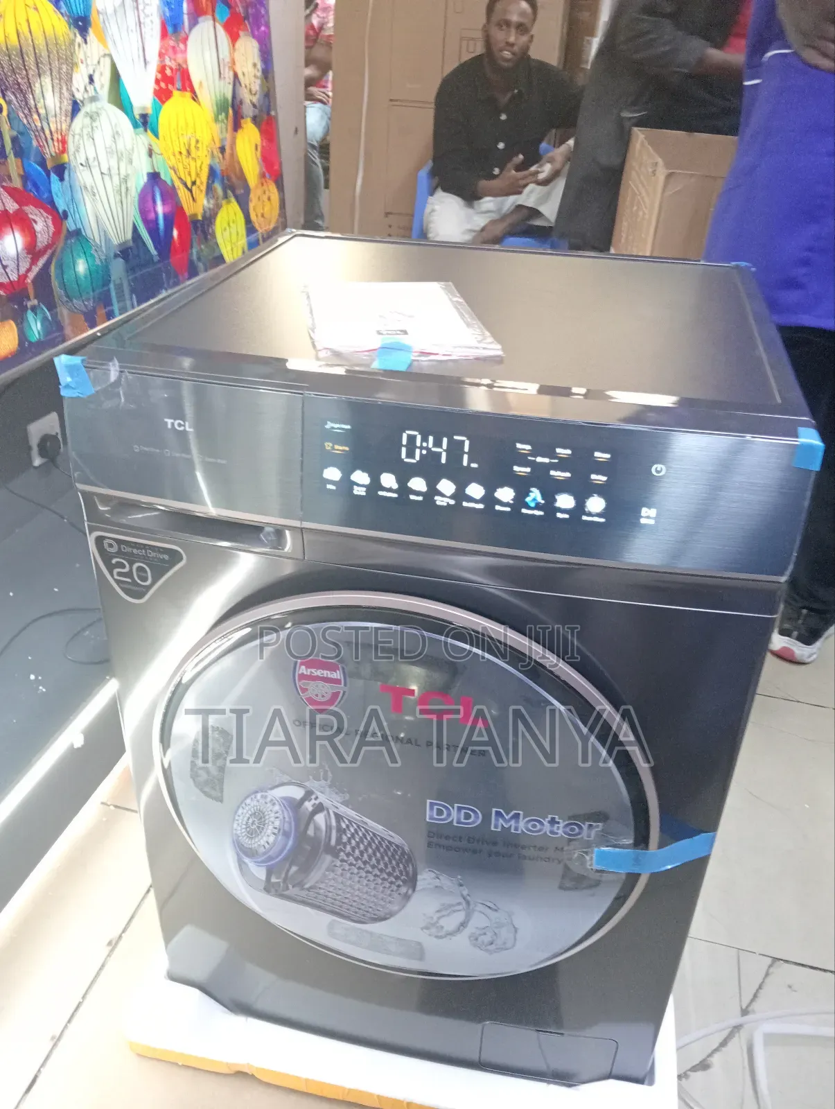 TCL 10kg C7110flg Wash Spin Dd Inverter Washing Machine