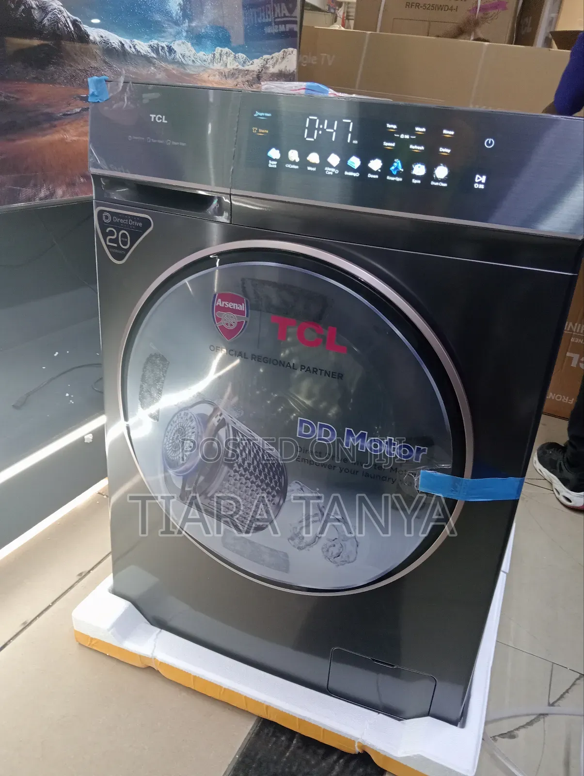 Offer TCL 10kg Wash Spin Dd Inverter Washing Machine