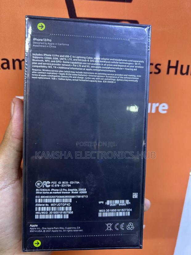 New Apple iPhone 13 Pro 256 GB Black - thumbnail 2