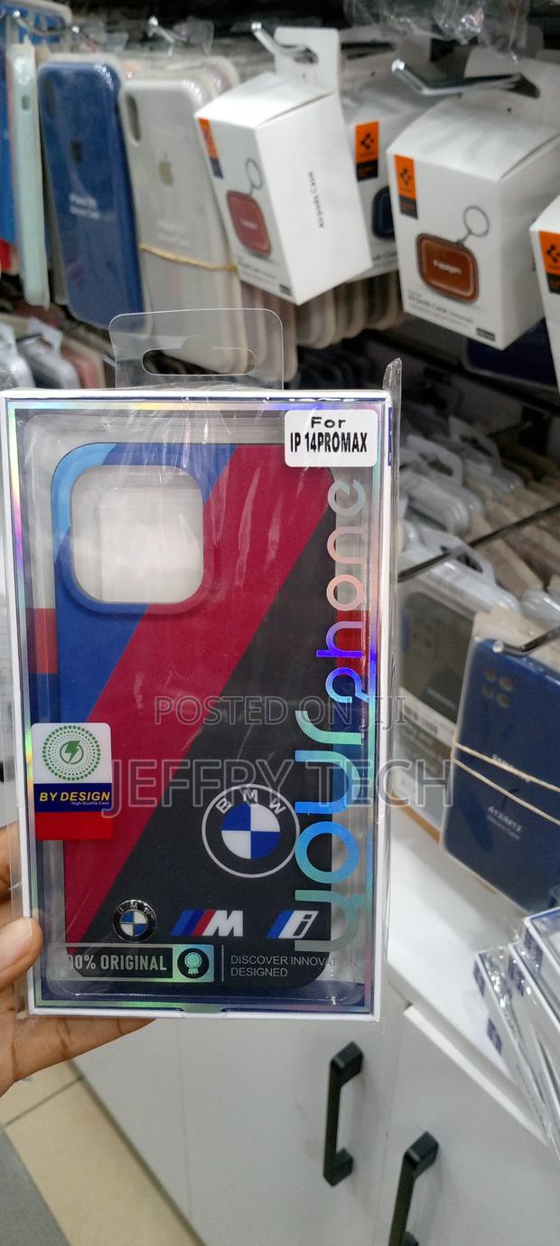 BMW Logo Phone Case for iPhone 14 Pro Max Smooth Protective - main view