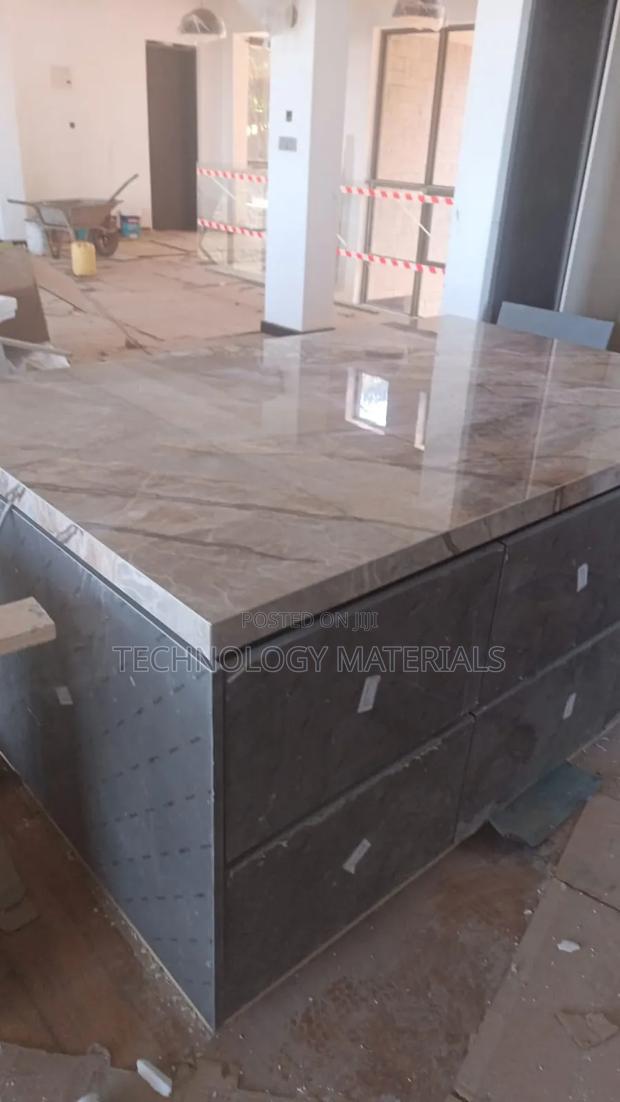 Chocolate Beton Island Sintered Stone - thumbnail 2