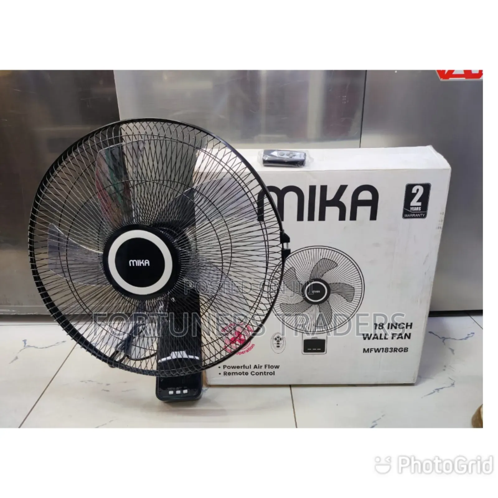 *Mika 18" Wall Fan With Remote