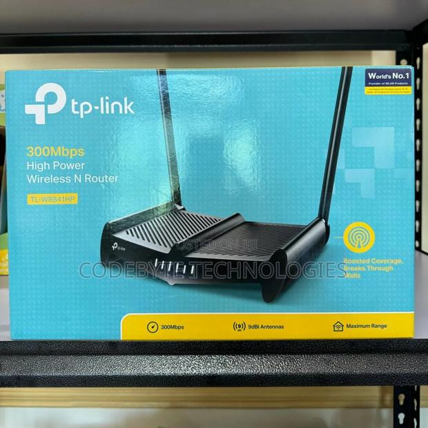 Tp-Link 300mbps High Power Wireless N Router - TL-WR841HP - main view